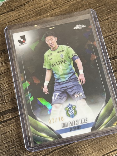 2024 Topps Chrome Sapphire J.League Kim Min Tae Black /10 including 2 others