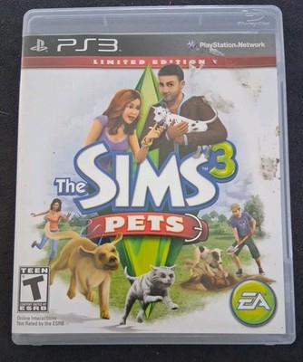 PS3 '' The SIMS 3 Pets'' Game - Limited Edition 