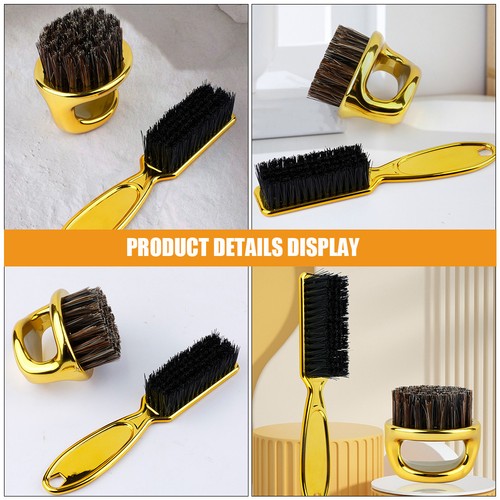  Men Hair Brush Hairbrush Cleaner Barber Clipper Cleaning Neck Duster - Zdjęcie 8 z 12