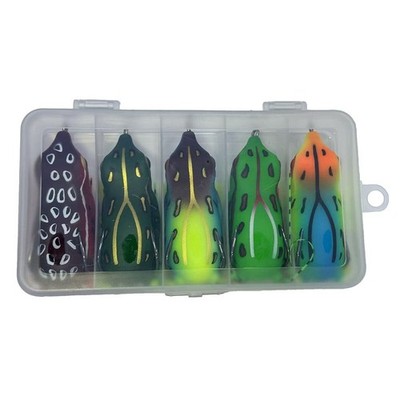 Thunder Frog Lure Soft Rubber Frog For Surface Fishing Soft Latex Material