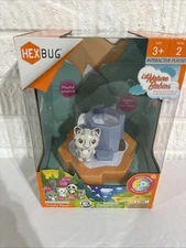 HEXBUG Lil' Nature Babies FROSTY PEAK Sami the Snow Leopard - Lights & Sound