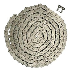 10 Foot Roll of Rivet Type Roller Chain 0.500" Pitch 0.313" Wide Size 40