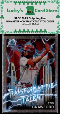 2023 Bowman Draft #TT-19 Justin Crawford Transformative Talent