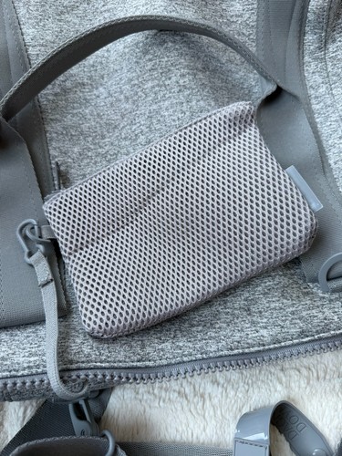 NWD $230 Dagne Dover Landon Neoprene Carryall Large Heather Grey - Picture 10 of 18