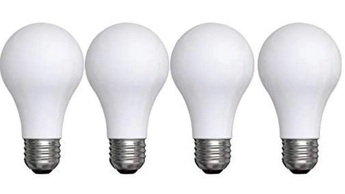 GE LED Daylight 5 Watt (40 Watt Equivalent) General Purpose A19 Light Bulbs 4PK - Picture 2 of 6