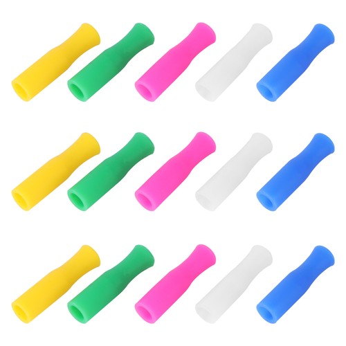 25 PIEZAS Puntas de Silicona Multicolor Grado Alimenticio Puntas Cubiertas (Aleatorio - Imagen 9 de 12