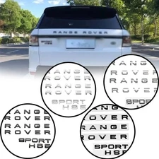 Front Hood Rear Trunk Emblem Letter Badge Accessories For Sport HSE Evoque Velar