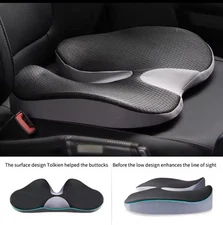 Memory Foam Prostate Cushion  Tailbone Sciatica Back Pain Relief Comfy Car Seat