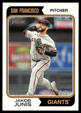 2023 Topps Heritage Jakob Junis San Francisco Giants #268