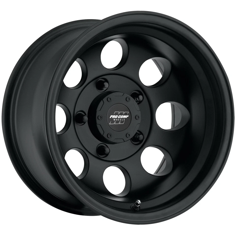 套装 4 Pro Comp PA69 复古 17x9 5x5 平黑色车轮 17 - 6 毫米轮辋 — 第 2/4 张图片