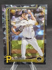2025 Topps Series 1 Marco Gonzales #113 Black Diamante /10 Pittsburgh Pirates SP