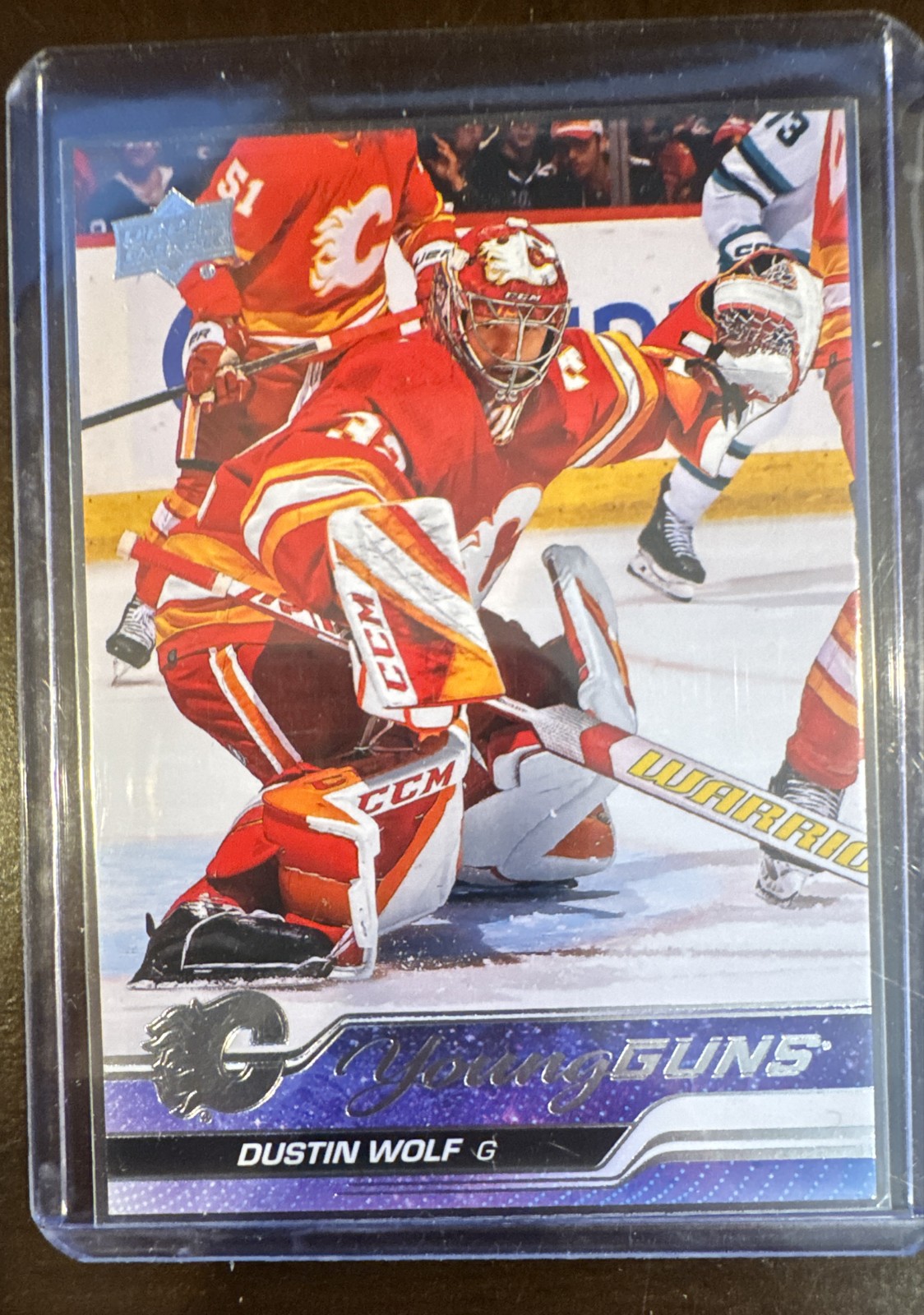 826. 2023-24 Upper Deck Series 1 - Young Guns Dustin Wolf #210 (RC)