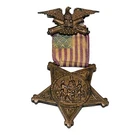Antique 1870s Grand Army Of The Republic GAR Civil War Veterans Membership Badge