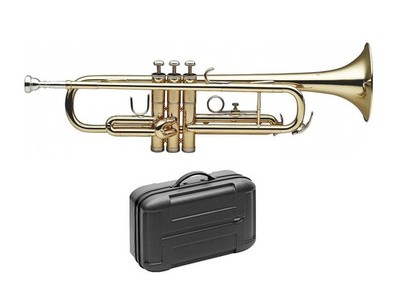 STAGG Bb BRASS TRUMPET w/ ABS CASE - Shop Tested Prior to Shipping