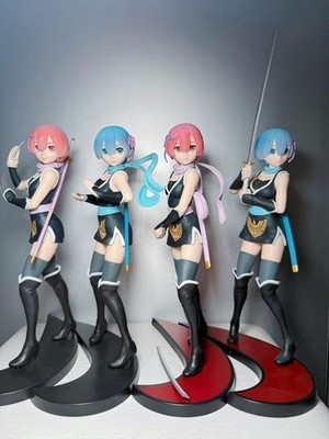 Re:Zero Rem Ram Ninja Figure Set 4 pcs Complete
