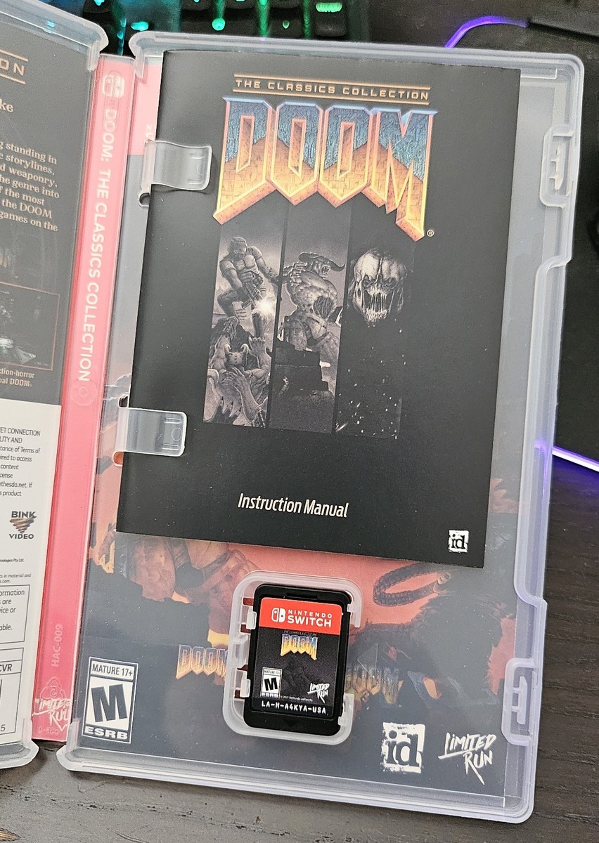 Doom The Classics Collection - Nintendo Switch *Limited Run* Used