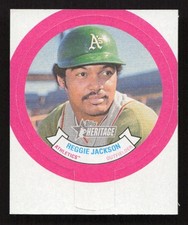 2022 Topps Heritage Reggie Jackson 1973 Topps Candy Lids High Numbers #HN14 Card