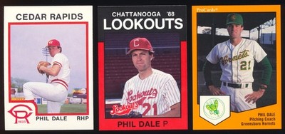 Choose Your Minor League Player Card Lot, Last Name Begins with D, Free S/H (D2)