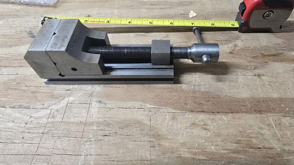 2.5" Precision ground Machinist Toolmaker Grinding screw Vise 9 x 6 x 3 - Image 3 of 4