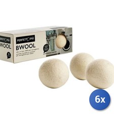 6x Bundle Perfetto Bwool 3 Sfere Lana Asciugatrice