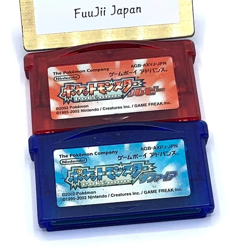 Pokemon Ruby Sapphire set Nintendo Gameboy Advance GBA Japanese Lot Cleaned - Image 3 of 4