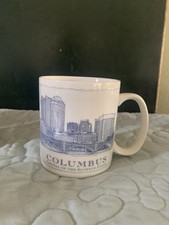 Tazza da caffè Starbucks Columbus Ohio Downtown City serie Architecture 18 oz 