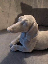 Velveteen Dachshund Ornament New