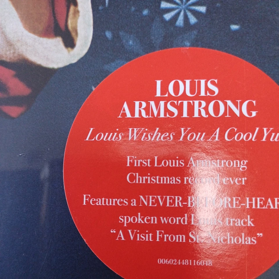 Louis Armstrong : Louis Wishes You a Cool Yule VINYL 12" Album Coloured Vinyl - Image 2 of 4