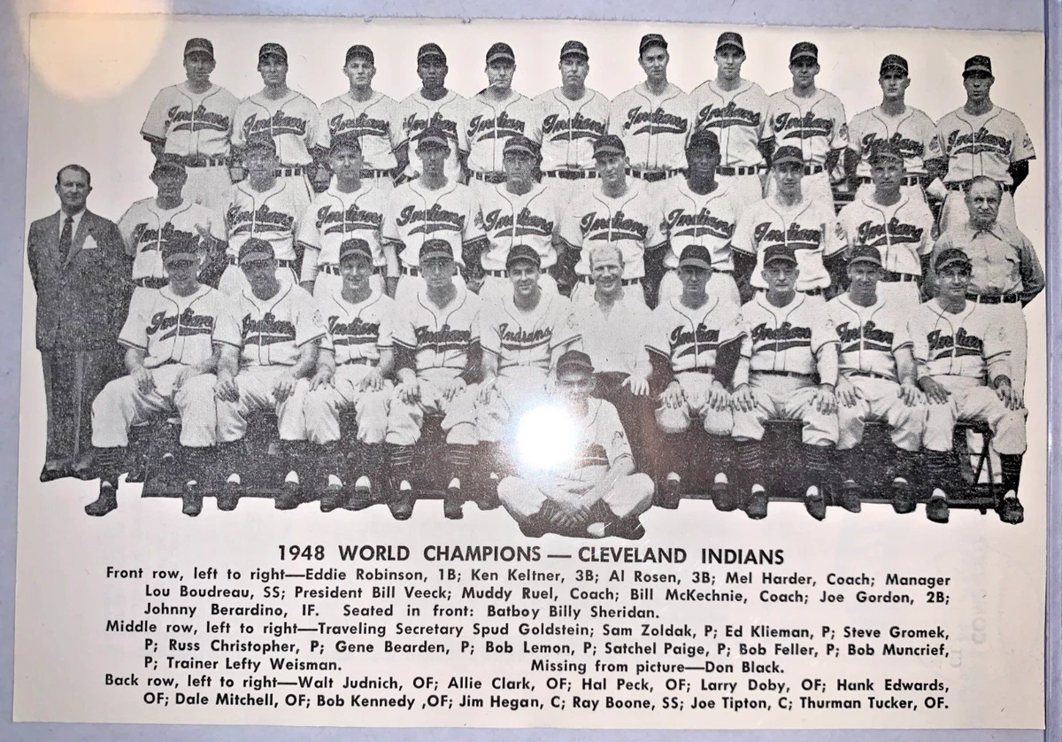 Baseball Cleveland Guardians Vintage 1948 Year Memorabilia for