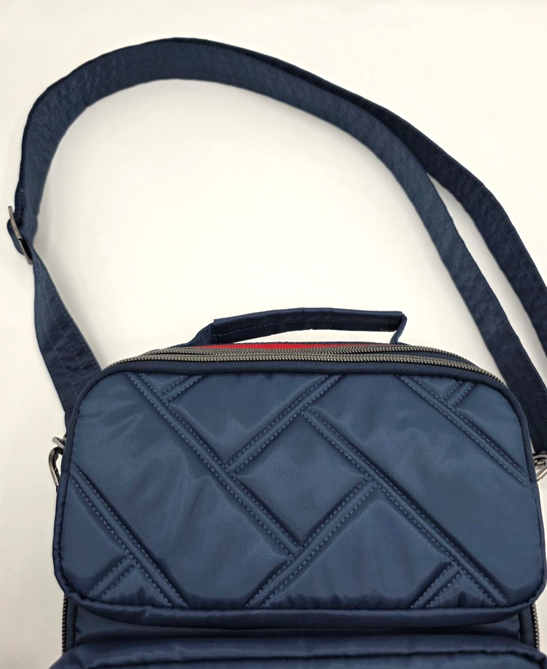 Lug Wrangler Navy & Red Top Handle Crossbody Bag thumbnail 8