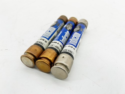 New Lot of 3 Littelfuse Time Delay Fuse FLSR 3-2/10ID 75-600VAC 3.2A - Picture 3 of 4