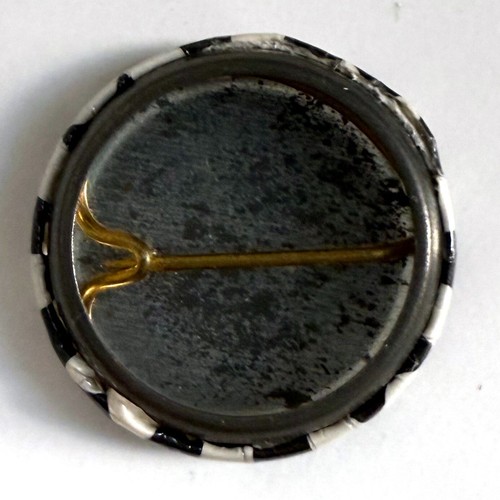 RARO Vintage Años 80 RUDE GIRL Pin 2 Tonos Botón Ska Insignia The Specials Madness - Imagen 2 de 2