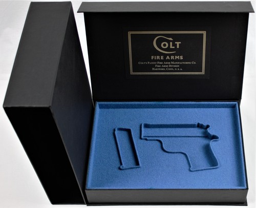 PISTOL GUN PRESENTATION CUSTOM DISPLAY CASE BOX for COLT MUSTANG Mk 4 Series 80 - Picture 8 of 12