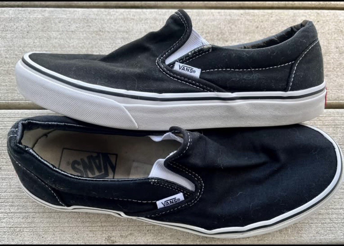 VANS Black Classic Slip-On Skate Shoe Men Size Women Size