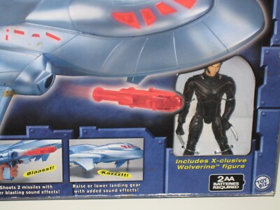 2003 X-MEN UNITED : ELECTRONIC X-JET W/EXCLUSIVE 6