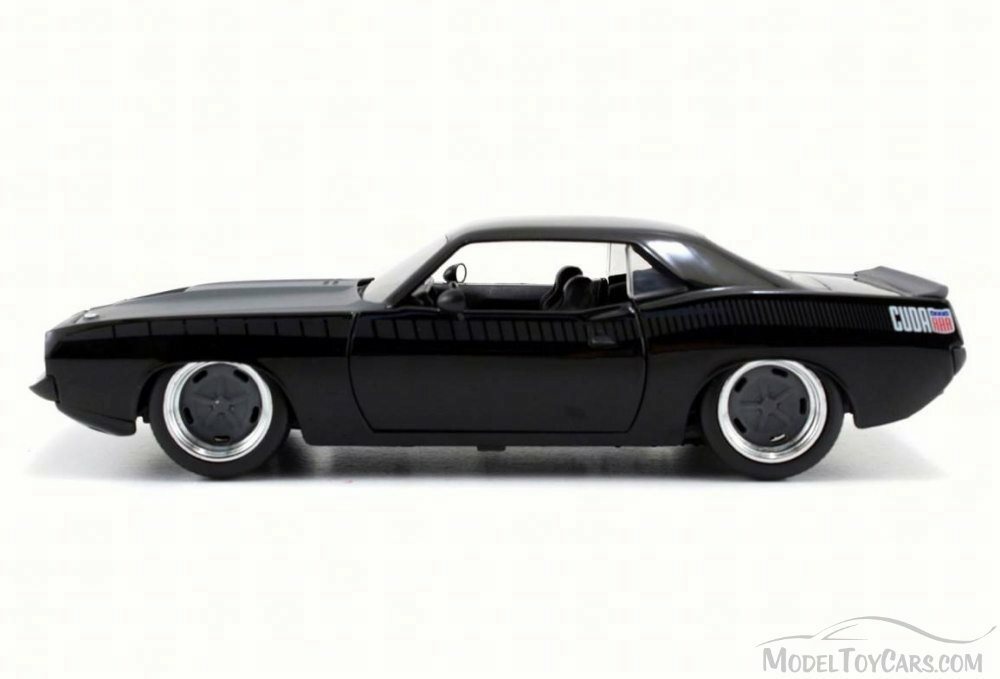 Letty's Plymouth Barracuda, Black - Jada 97195 - 1/24 Scale
