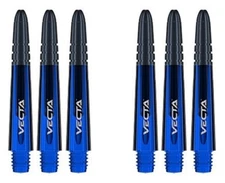 2 New Sets Winmau Vecta Short Dart Shafts – Ships w/ Tracking - Blue