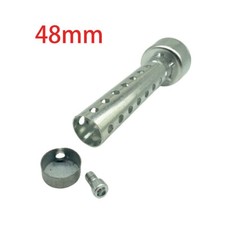 48mm Silver Motorcycle Exhaust Can Pipe Noise Silencer Insert Muffler Baffle new