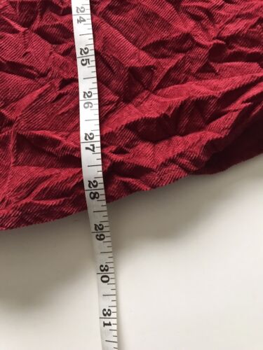Point Zero Vintage Corduroy Shirt Burgundy Classic Fit 100% Cotton Size XL Mens - Picture 10 of 10