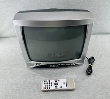 DURABRAND DWT1304 - Vintage 13" TV W/ Remote Gaming TV  TESTED FOR POWER ONLY