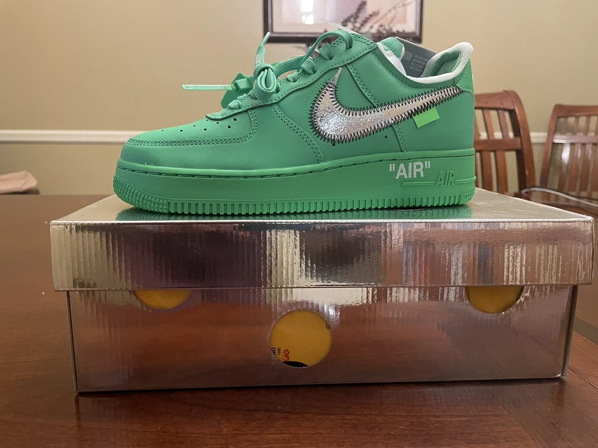 FIRST LOOK Off White Nike Air Force 1 Light Green Spark 