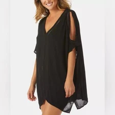 RAISINS Samba Cold-Shoulder Caftan Cover-Up Dress
