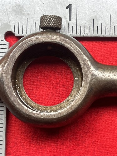VINTAGE VERMONT 1852 SINGLE SCREW DIE WRENCH HANDLE 1" ROUND DIES - USA (k39) - Imagen 8 de 9
