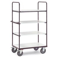 Fetra - Esd-Etagenwagen 9201 Tischwagen Transportwagen LadefläChe 1.000 X 600 Mm