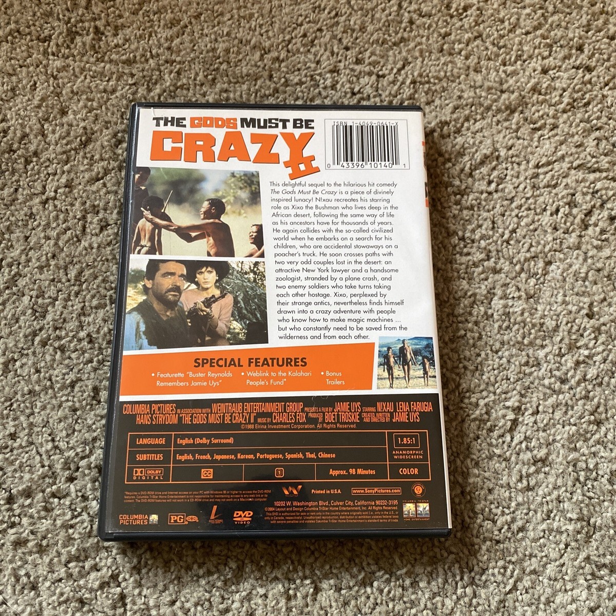 The Gods Must Be Crazy II DVD Rare HTF 43396101401| eBay