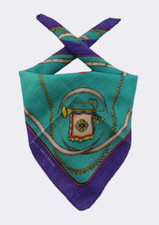Vintage Paolo Gucci Handkerchief Neckerchief Bandana Pocket Square Gift