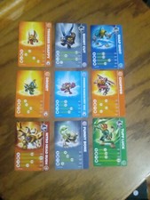 Skylanders Trading Cards Lot Of 9 Cards Activision 2014