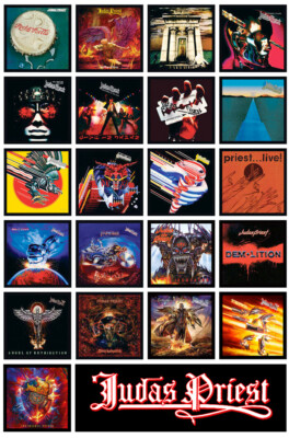 JUDAS PRIEST 21 pack album cover discography magnets lot