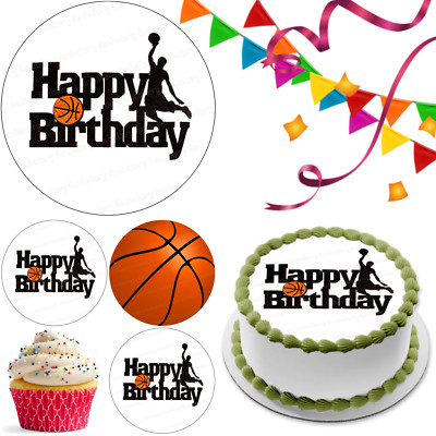 Basketball Sport Ball Tortenaufleger Party Deko essbar Geburtstag Feier
