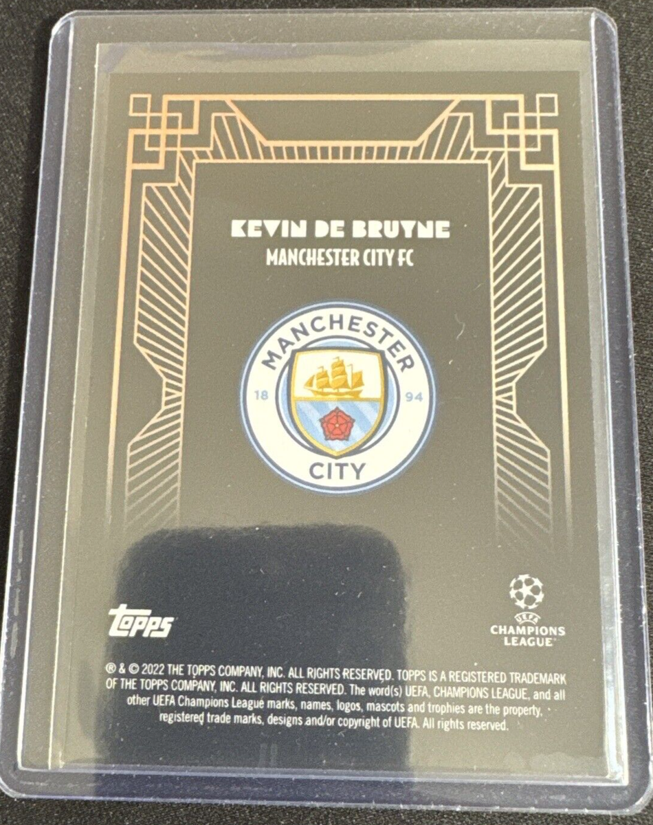Topps 2022 UEFA Deco Manchester City Kevin De Bruyne Pink /5 | eBay